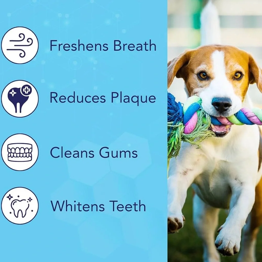 NOVEHA Pets Dogs Cats Dental Finger Wipes 50 Count Jar NWT